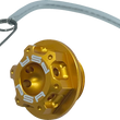 Load image into Gallery viewer, PSR Oil Cap Kit - Gold - M20 x 1.5 - Aprilia/Kawasaki/Suzuki/Yamaha 00-01310-23 - Main Product View