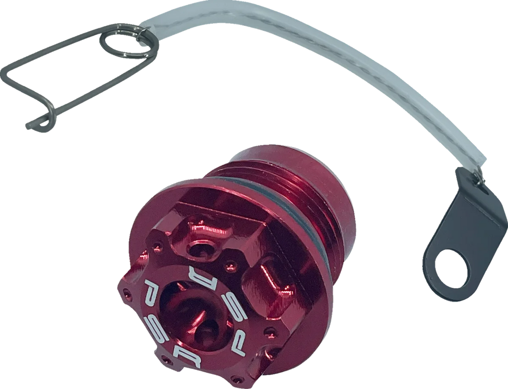 PSR Oil Cap Kit - Red - M22 x 1.5 - BMW/Ducati 00-01312-24 - Main Product View