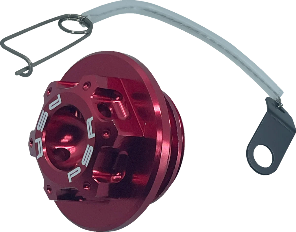 PSR Oil Cap Kit - Red - M27 x 3.0 - Yamaha 00-01313-24 - Main Product View