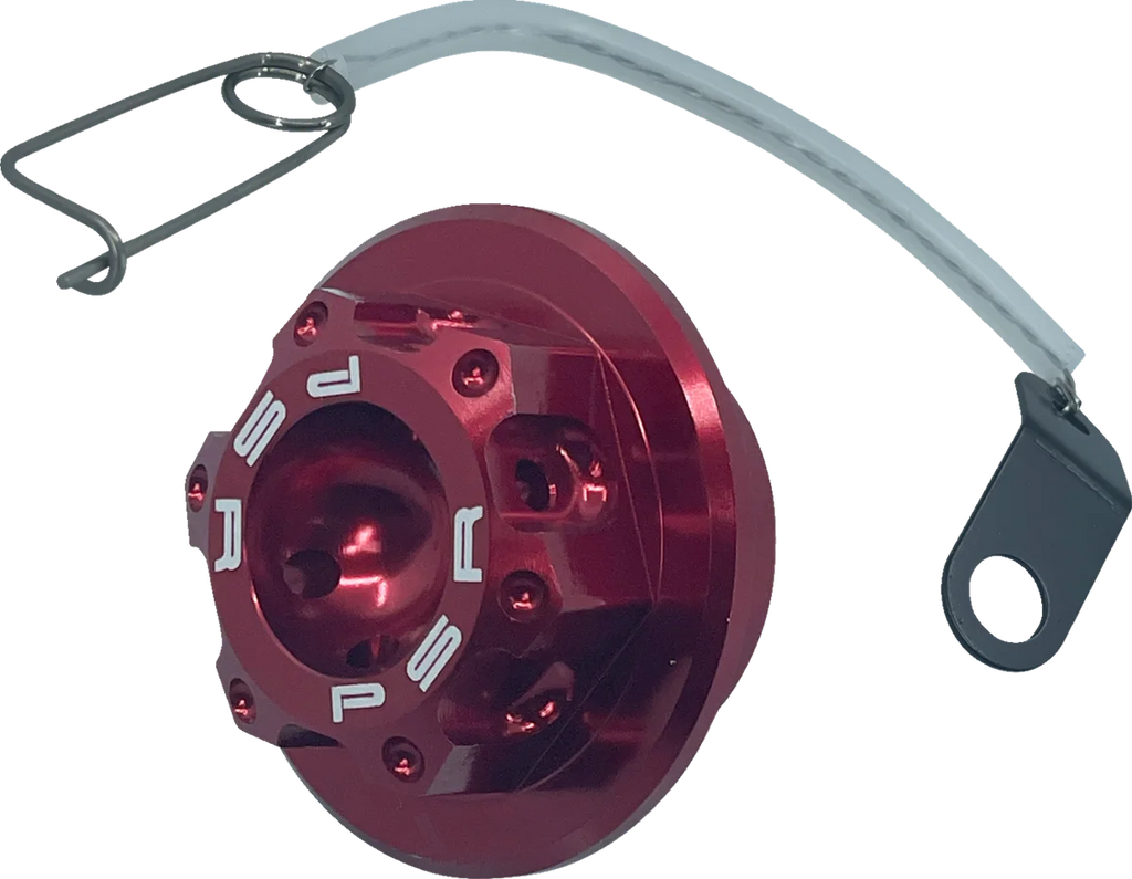 PSR Oil Cap Kit - Red - M30 x 1.5 - Kawasaki 00-01314-24 - Main Product View