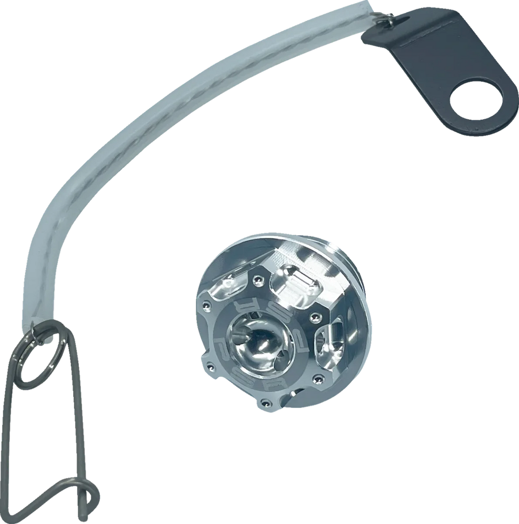PSR Oil Cap Kit - Silver - M27 x 3.0 - Yamaha 00-01313-21 - Main Product View