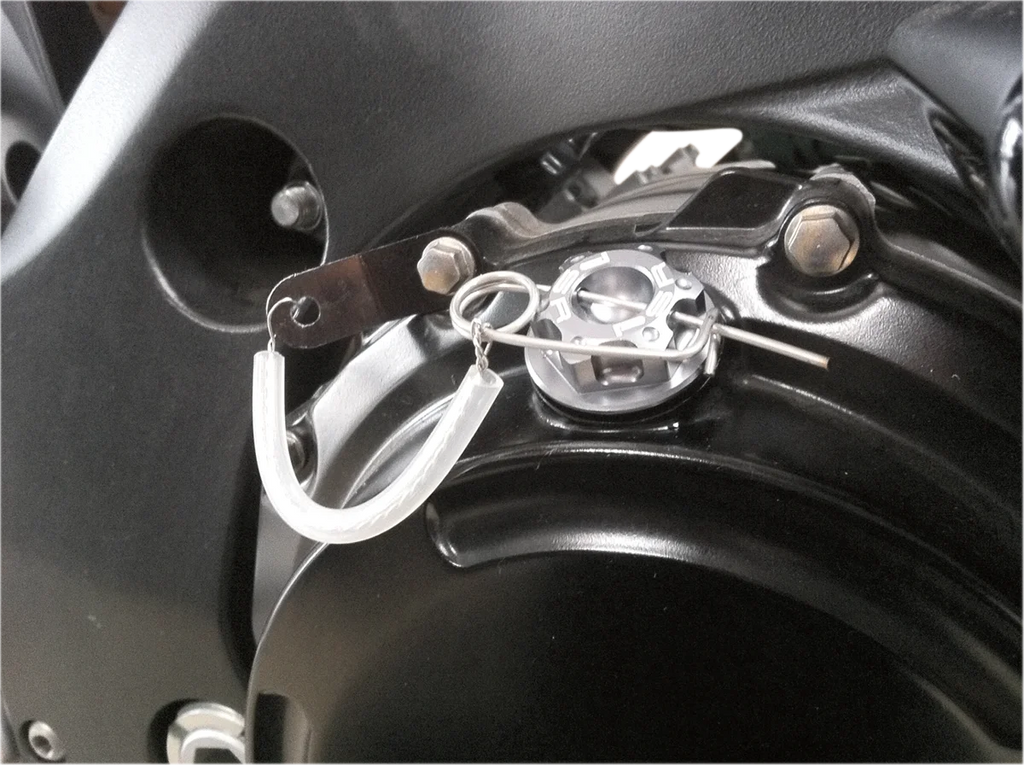PSR Oil Cap Kit - Silver - M27 x 3.0 - Yamaha 00-01313-21 - Side View