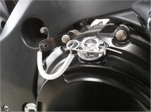 Load image into Gallery viewer, PSR Oil Cap Kit - Silver - M27 x 3.0 - Yamaha 00-01313-21 - Side View