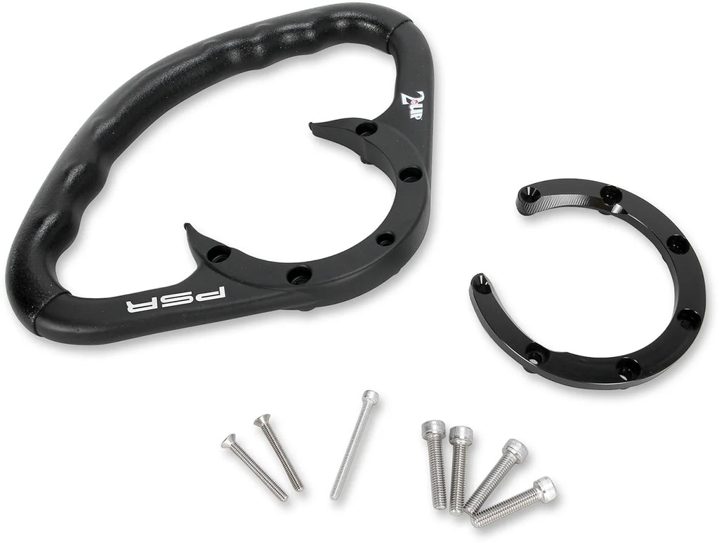 PSR Passenger Bar - Kawasaki - Black 04-01830-22 - Side View