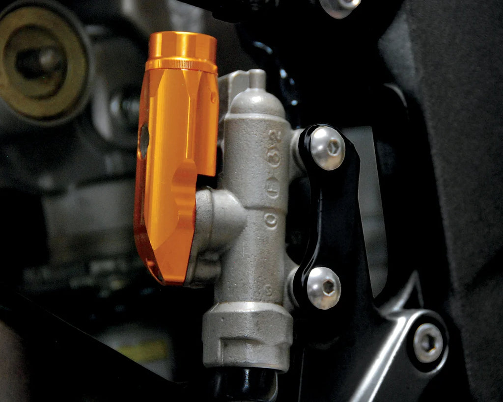 PSR Rear Brake Reservoir - Gold 03-01960-23 - Back View