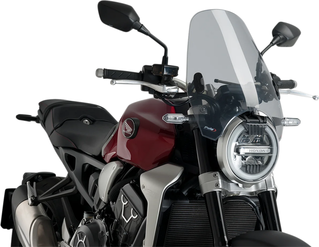 PUIG Custom II Windshield - Smoke - X11 0336H - Main Product View