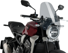 Load image into Gallery viewer, PUIG Custom II Windshield - Smoke - X11 0336H - Main Product View