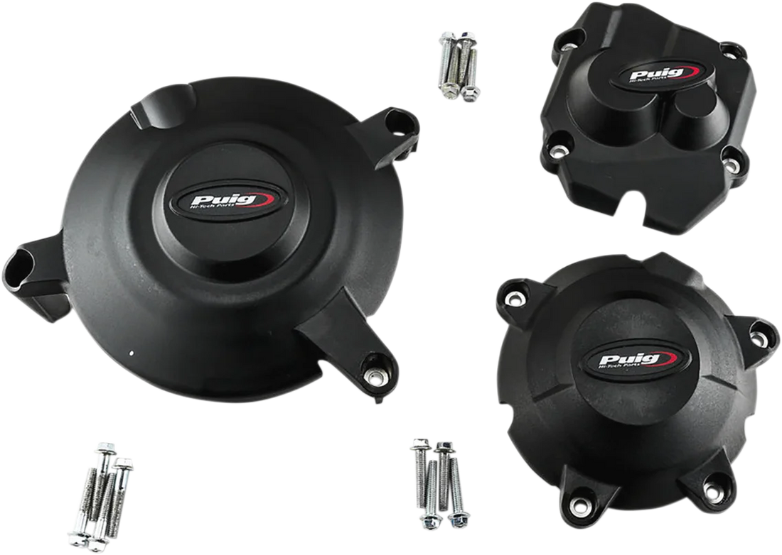 PUIG Engine Covers - Yamaha 20127N - Side View