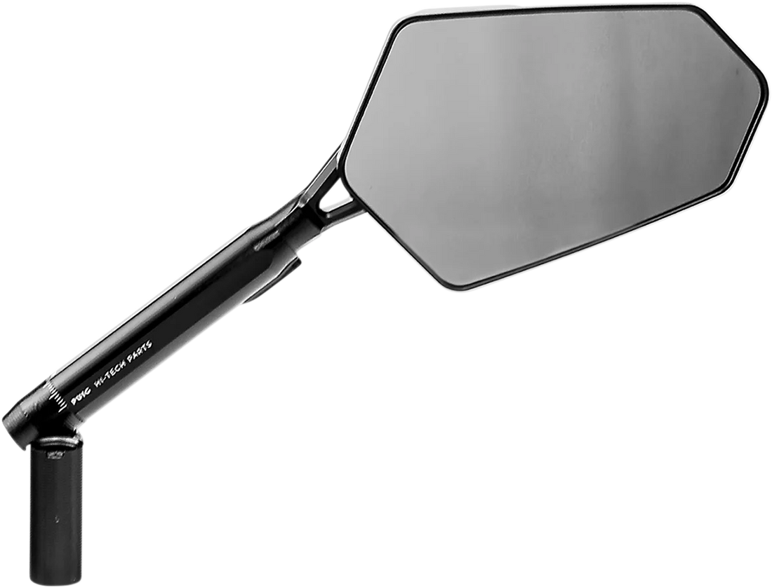 PUIG Mirror - Explorer - Side View - Right - Diamond - Black 010NN - Side View