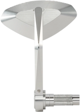 Load image into Gallery viewer, PUIG Mirror - Hi-Tech 4 - Side View - Diamond - Black 6994N - Installation View