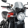 Load image into Gallery viewer, PUIG Modelo Windscreen - 15-3/8" - Smoke 1309H - Side View