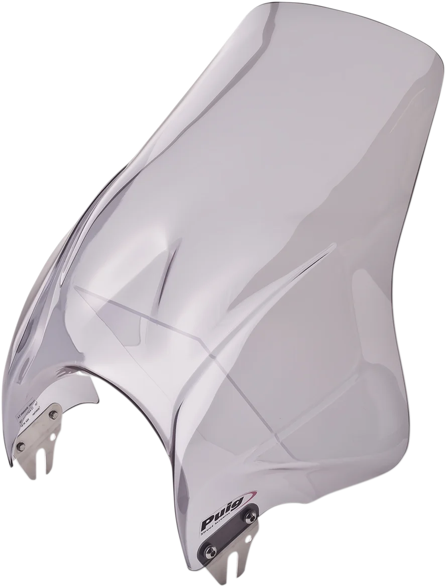 PUIG Modelo Windscreen - 15-3/8" - Smoke 1309H - Detail View