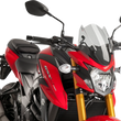 Load image into Gallery viewer, PUIG Naked Sport Windscreen - 12-1/4" - Smoke - Suzuki 9435H - Main Product View