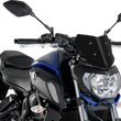 Load image into Gallery viewer, PUIG Naked Sport Windscreen - 9" - Carbon - Yamaha 9666C - Main Product View