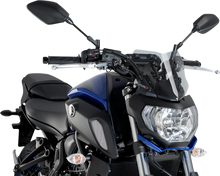 Load image into Gallery viewer, PUIG Naked Sport Windscreen - 9" - Smoke - Yamaha 9666H - Main Product View