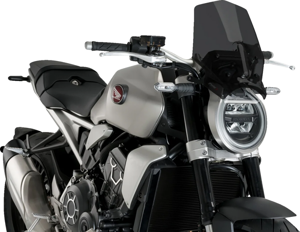 PUIG New Generation Sport Windshield - 13-1/2" - Dark Smoke - CB1000R 20862F - Main Product View