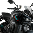 Load image into Gallery viewer, PUIG New Generation Sport Windshield - 14" - Smoke - MT-10/SP 21361H - Main Product View