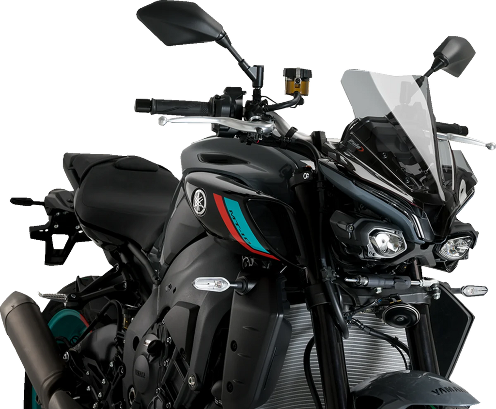 PUIG New Generation Sport Windshield - 14" - Smoke - MT-10/SP 21361H - Main Product View