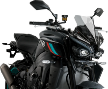 Load image into Gallery viewer, PUIG New Generation Sport Windshield - 14" - Smoke - MT-10/SP 21361H - Main Product View
