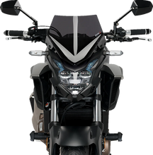 Load image into Gallery viewer, PUIG New Generation Sport Windshield - Dark Smoke - CB500F 21412F - Main Product View