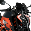 Load image into Gallery viewer, PUIG New Generation Windscreen - 10-1/2" - Black - 1290 Super Duke R 20425N - Main Product View