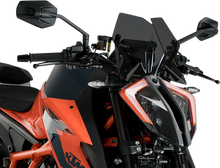Load image into Gallery viewer, PUIG New Generation Windscreen - 10-1/2" - Dark Smoke - 1290 Super Duke R 20425F - Main Product View