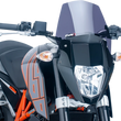 Load image into Gallery viewer, PUIG New Generation Windscreen - 10-1/2" - Dark Smoke - KTM 690 6009F - Main Product View
