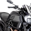 Load image into Gallery viewer, PUIG New Generation Windscreen - 11-1/2" - Dark Smoke - Diavel 7592F - Main Product View