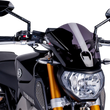 Load image into Gallery viewer, PUIG New Generation Windscreen - 11-1/2" - Dark Smoke - MT09 6859F - Main Product View