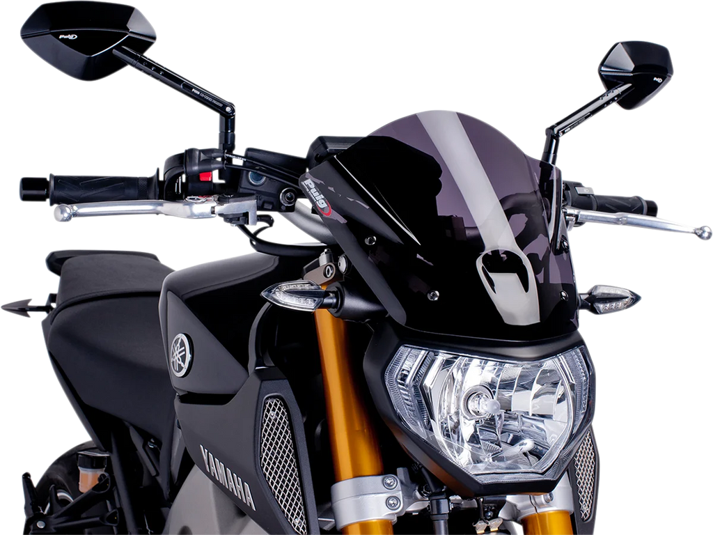 PUIG New Generation Windscreen - 11-1/2" - Dark Smoke - MT09 6859F - Main Product View