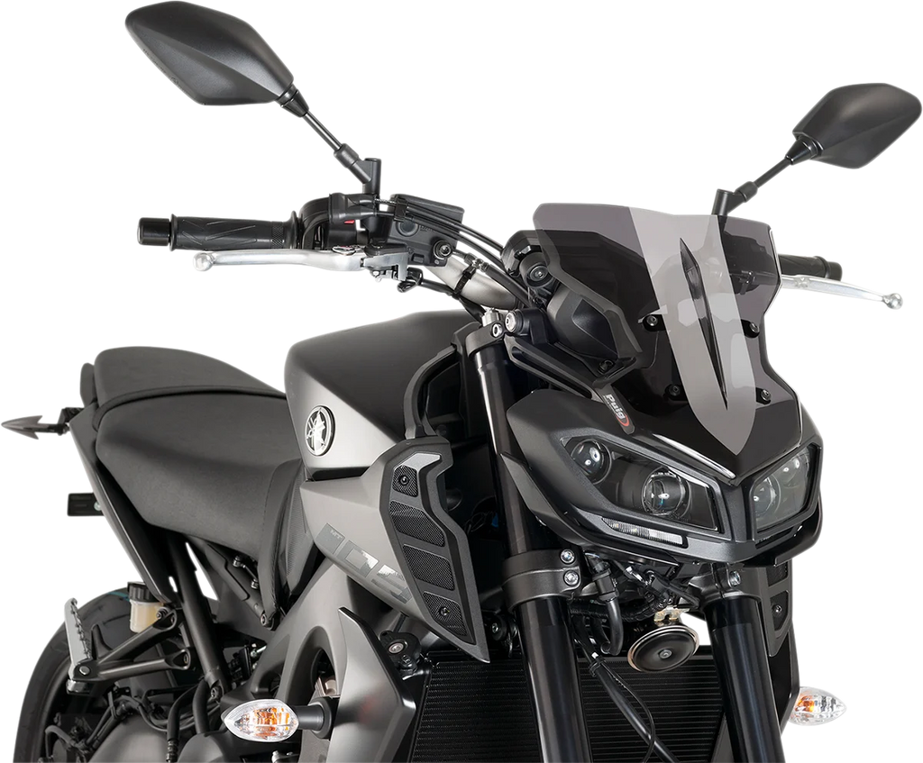 PUIG New Generation Windscreen - 11-1/2" - Dark Smoke - MT09 9376F - Main Product View