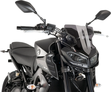 Load image into Gallery viewer, PUIG New Generation Windscreen - 11-1/2" - Dark Smoke - MT09 9376F - Main Product View