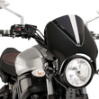 Load image into Gallery viewer, PUIG New Generation Windscreen - 11-3/4" - Dark Smoke - R9 7012F - Side View