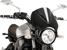 Load image into Gallery viewer, PUIG New Generation Windscreen - 11-3/4" - Dark Smoke - R9 7012F - Side View