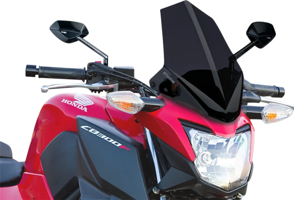 PUIG New Generation Windscreen - 11-5/8" - Dark Smoke - CB300F 7655F - Main Product View