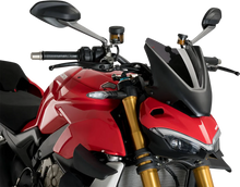 Load image into Gallery viewer, PUIG New Generation Windscreen - 11" - Dark Smoke - Ducati 20467F - Main Product View