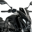 Load image into Gallery viewer, PUIG New Generation Windscreen - 12-1/2" - Black - MT-07 20618N - Main Product View