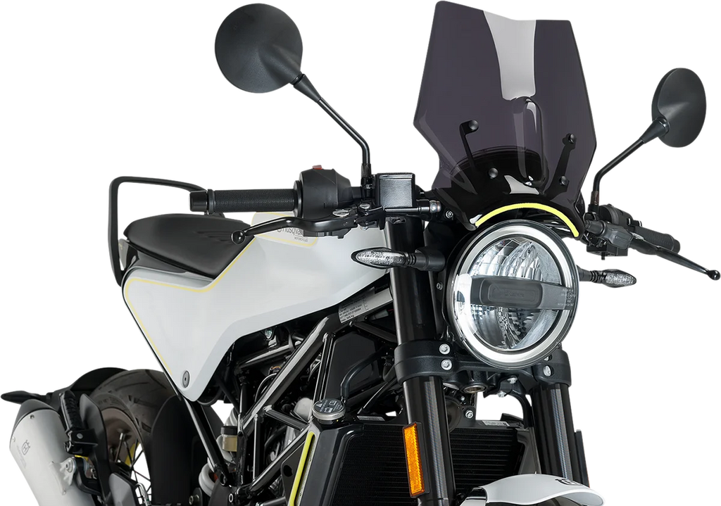 PUIG New Generation Windscreen - 12-1/2" - Dark Smoke - Husqvarna 9702F - Main Product View