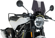 Load image into Gallery viewer, PUIG New Generation Windscreen - 12-1/2" - Dark Smoke - Husqvarna 9702F - Main Product View