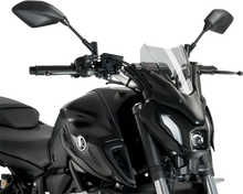 Load image into Gallery viewer, PUIG New Generation Windscreen - 12-1/2" - Smoke - MT-07 20618H - Main Product View