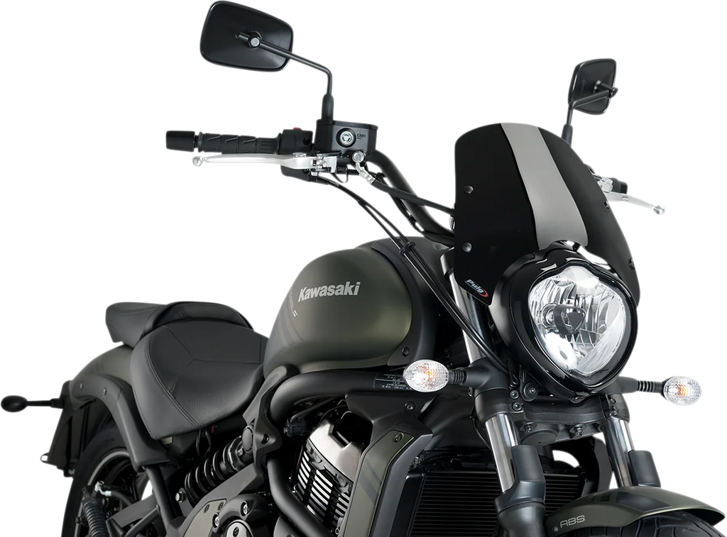 PUIG New Generation Windscreen - 12-1/4" - Black - Vulcan 3175N - Main Product View