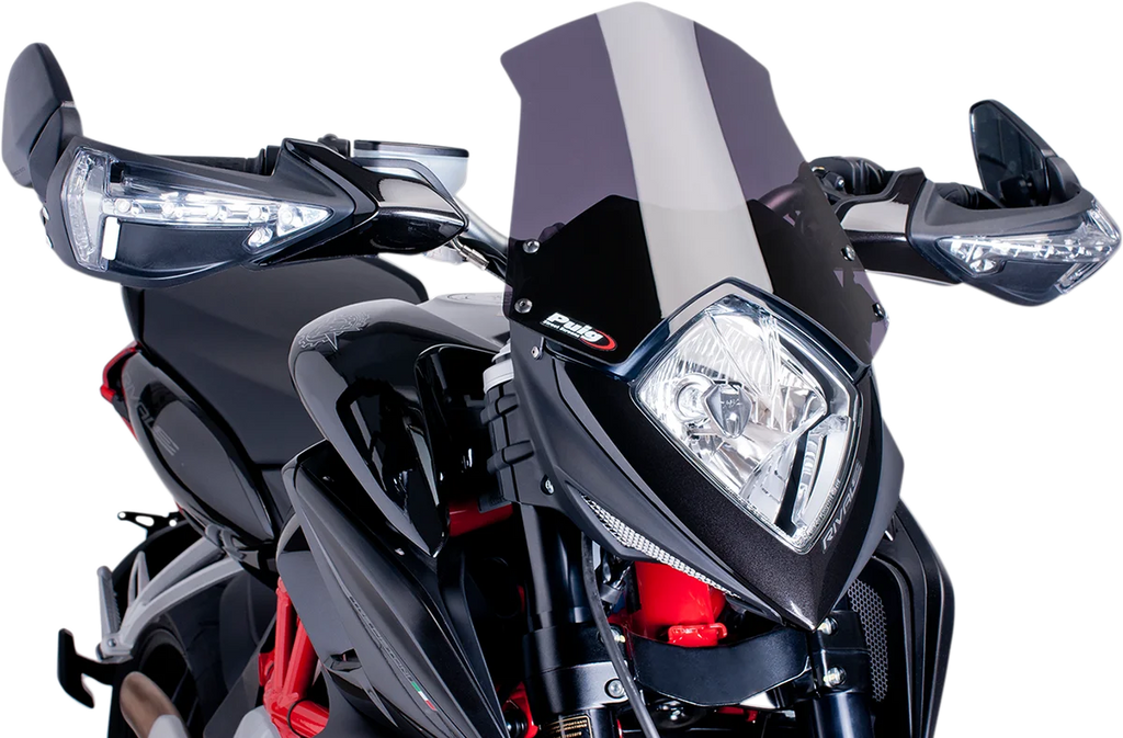 PUIG New Generation Windscreen - 12-1/4" - Dark Smoke - Rivale 800 6499F - Main Product View