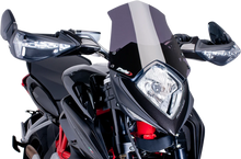 Load image into Gallery viewer, PUIG New Generation Windscreen - 12-1/4" - Dark Smoke - Rivale 800 6499F - Main Product View