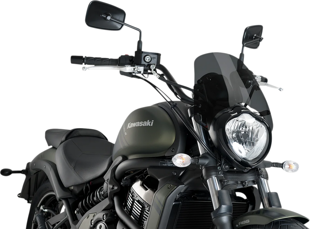 PUIG New Generation Windscreen - 12-1/4" - Dark Smoke - Vulcan 3175F - Main Product View