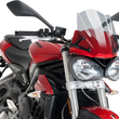 Load image into Gallery viewer, PUIG New Generation Windscreen - 12-1/4" - Light Smoke - Street Triple 765 9999H - Main Product View