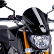 Load image into Gallery viewer, PUIG New Generation Windscreen - 13-3/4" - Black - MT09 6861N - Main Product View