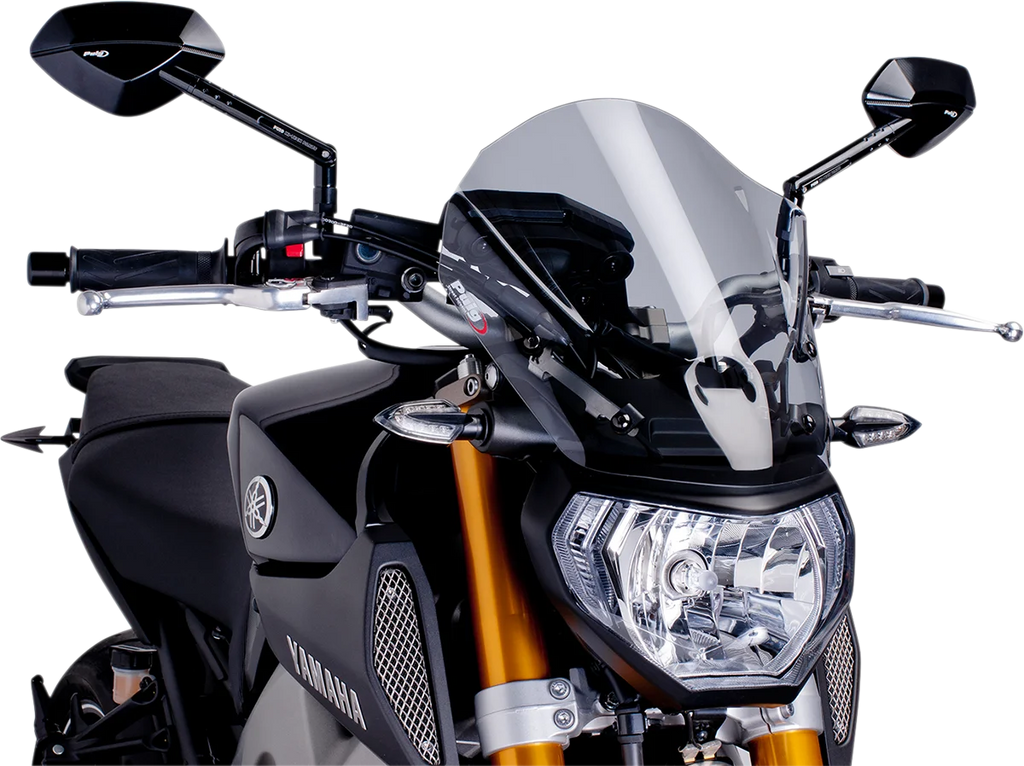 PUIG New Generation Windscreen - 13-3/4" - Smoke - MT09 6861H - Main Product View