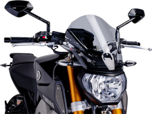 Load image into Gallery viewer, PUIG New Generation Windscreen - 13-3/4" - Smoke - MT09 6861H - Main Product View