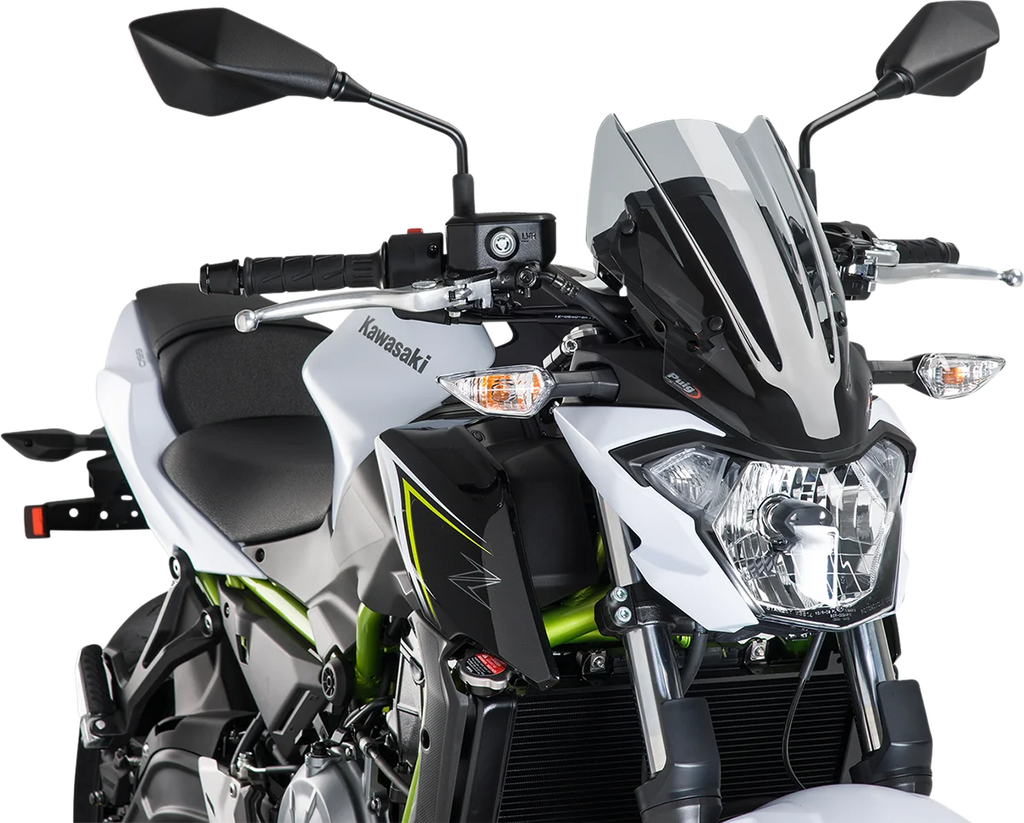 PUIG New Generation Windscreen - 13-3/8" - Smoke - Kawasaki 9588H - Main Product View