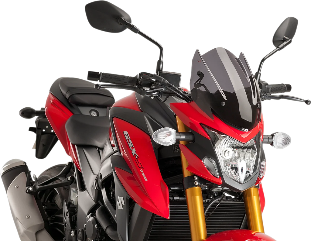 PUIG New Generation Windscreen - 13" - Dark Smoke - GSXS750 9435F - Main Product View